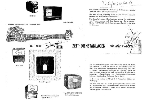 IBM 7500 Zeitstempler